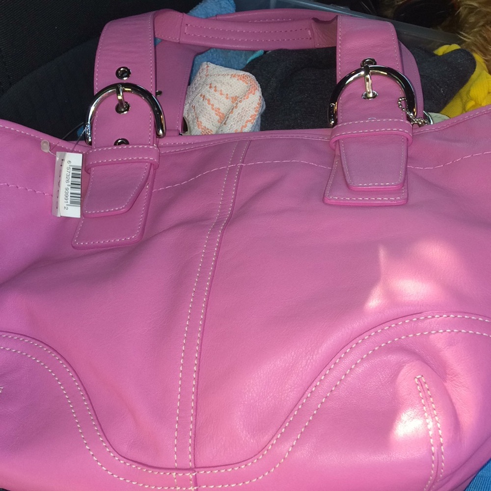 Pink coach brand new